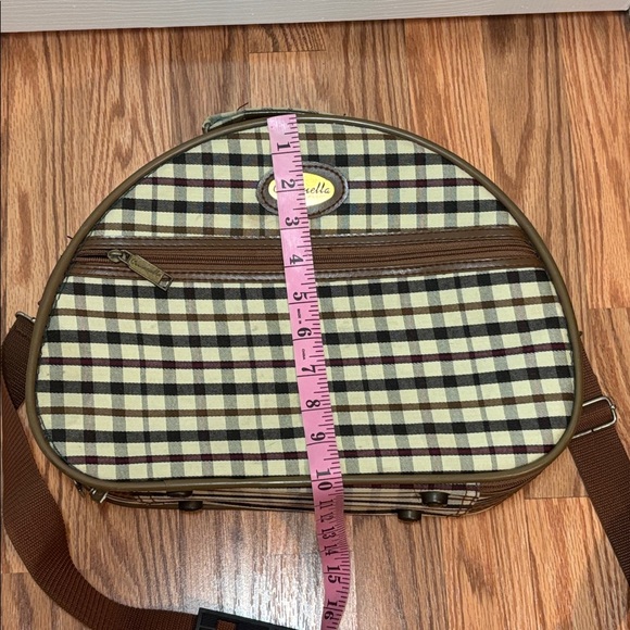 Coccinella Vintage Vanity Plaid Travel Bag - Picture 11 of 12